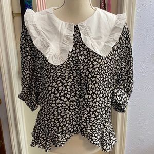Peter Pan collar star shirt
